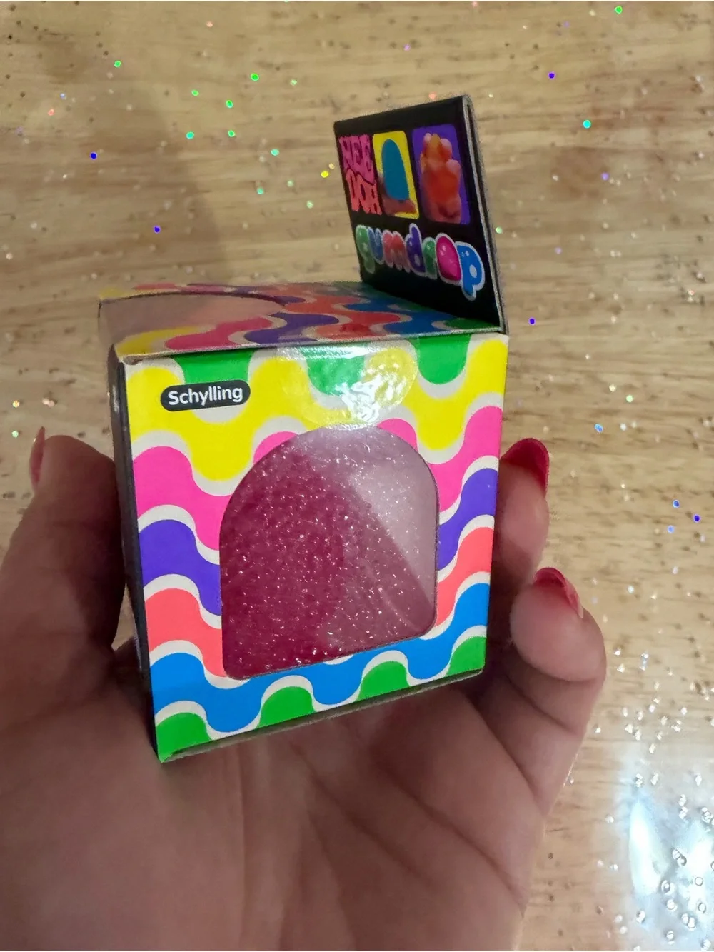 NeeDoh Gumdrop Sensory Squish Toy - Pink